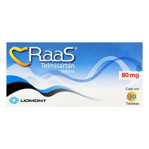 Raas 80 Mg Con 30 Tabletas