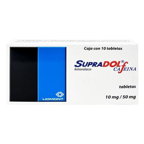 Supradol & Cafeina 10 / 50 Mg Tabletas