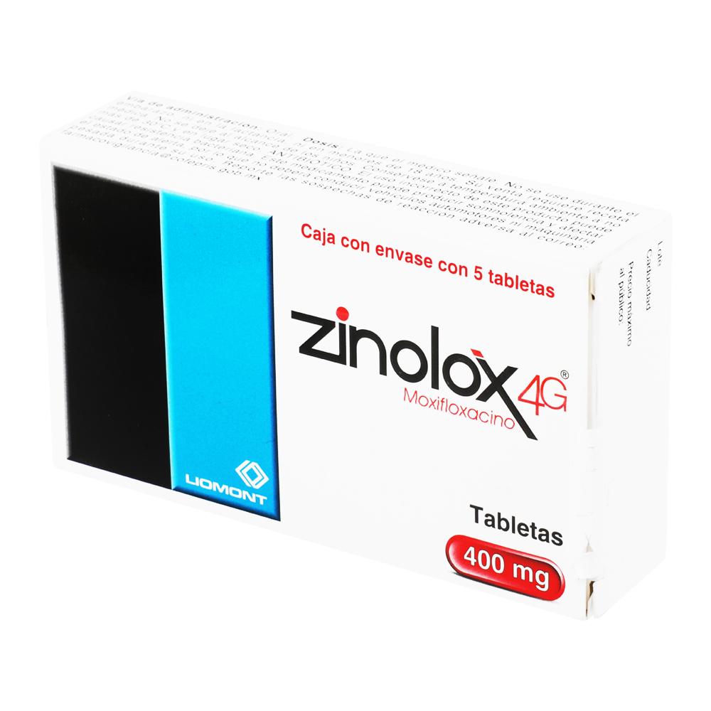 Zinolox 4 G 400 Gr Con 5 Tabletas