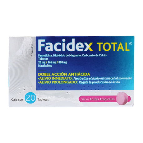 Facidex Total Frut Trop Tabletas Mast Con 20