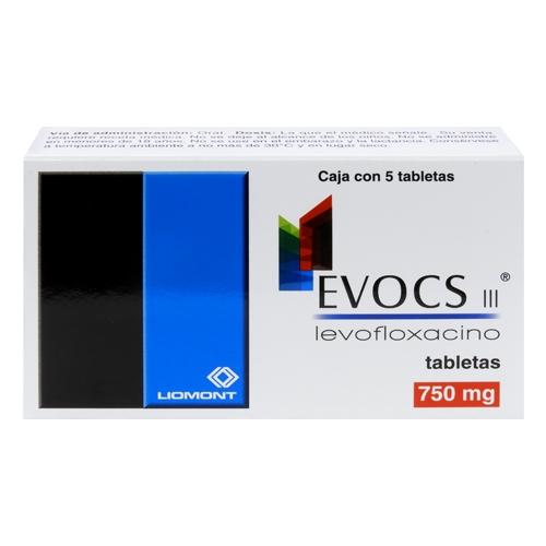 Evocs Iii 750 Mg Con 5 Tabletas