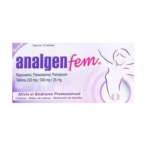 Analgen Fem Con 12 Tabletas