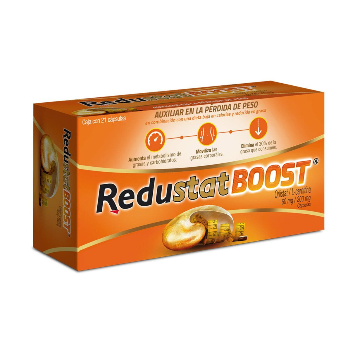 Redustat Boost 60 / 200 Mg Con 21 Capsulas