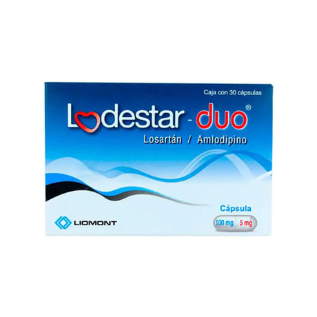 Lodestar Duo 100 Mg / 5 Mg Con 30 Capsulas