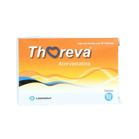 Thoreva 80 Mg Con 30 Tabletas