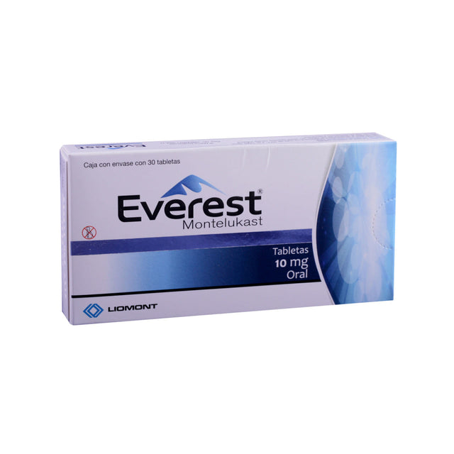 Everest 10 Mg Con 30 Tabletas Oral