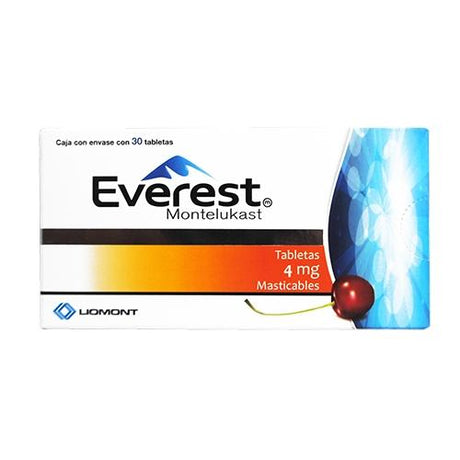 Everest 4 Mg Con 30 Tabletas