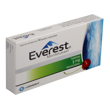 Everest M 5 Mg Con 10 Tabletas Mast