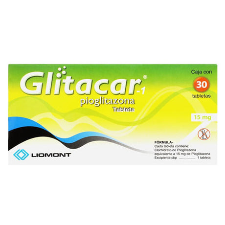 Glitacar-1 15 Mg Con 30 Tabletas