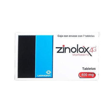 Zinolox4 G 400 Mg Con 7 Tabletas