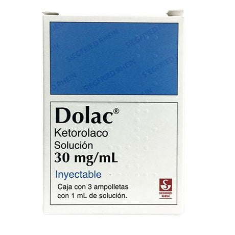 Dolac 30 Mg 1 Ml Con 3 Ampulas