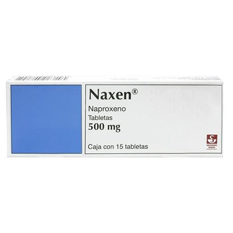 Naxen 500 Mg Con 15 Tabletas