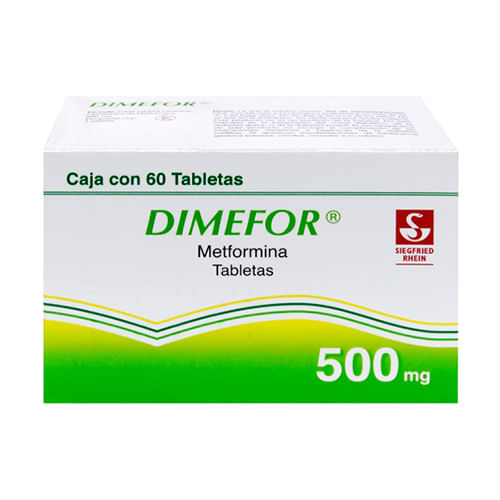 Dimefor 500 Mg Con 60 Tabletas