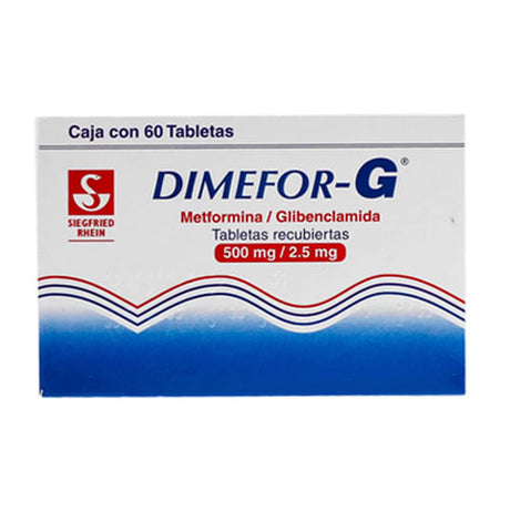 Dimefor G T 60 500 Mg / 2.5 Mg