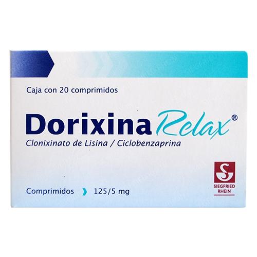 Dorixina Relax 125 / 5 Mg Con 20 Comprimidos