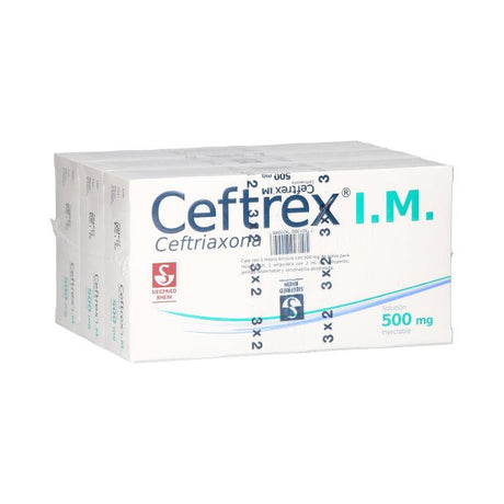 Ceftrex Im 500 Mg Solución Inyectable 3X2 N