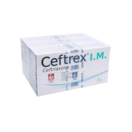 Ceftrex I.M Solución 1 Gr Con 1 Tripack