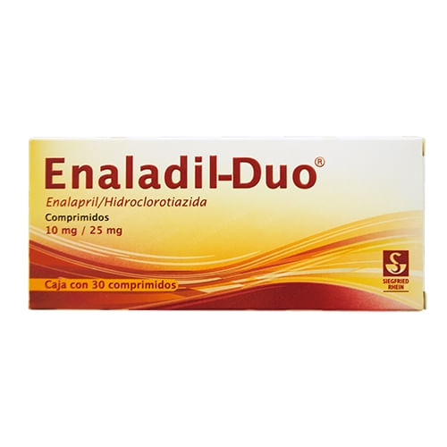 Enaladil-Duo 10 / 25 Mg Con 30 Comprimidos