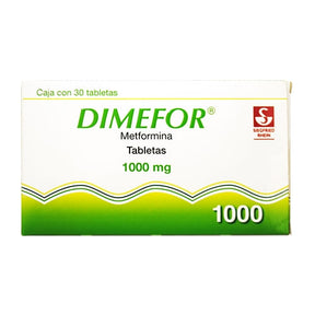 Dimefor 1000 Mg Con 30 Tabletas – Farmacia Herrera