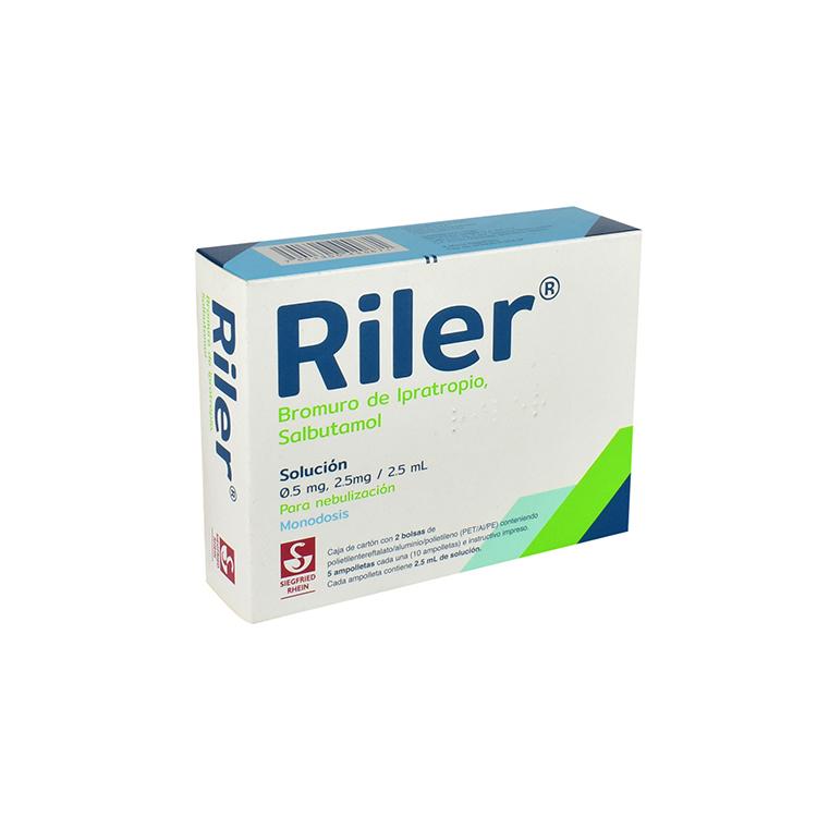 Riler 0.5-2.5 Mg / 2.5 Ml Solución Paranebu 2 Bls