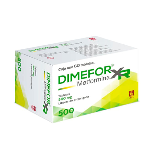 Dimefor Xr 500 Mg Con 60 Tabletas