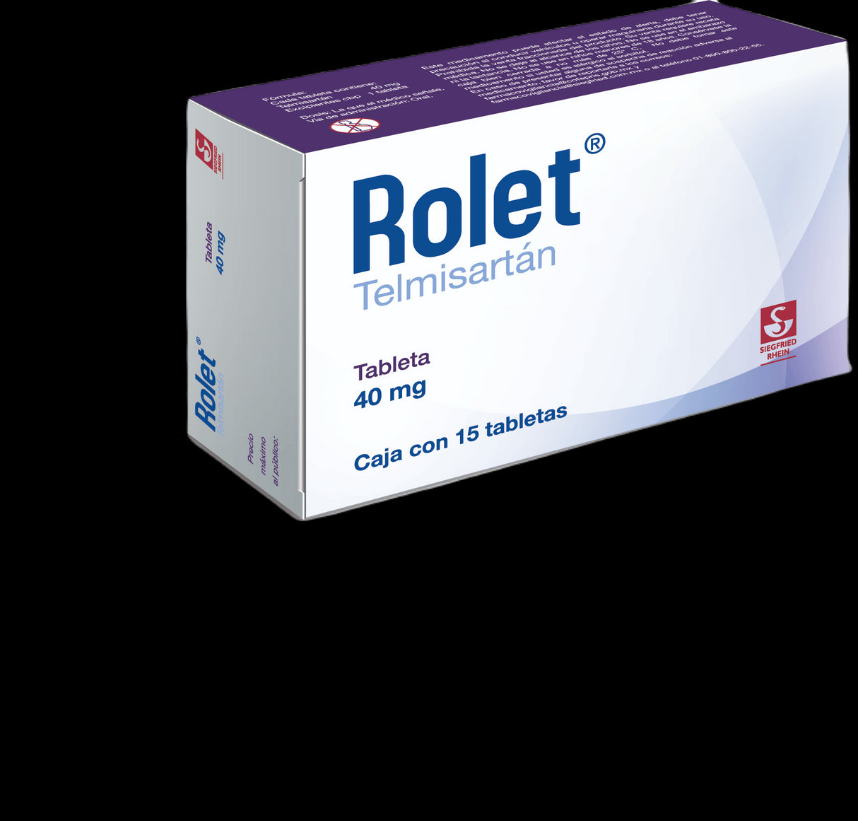 Rolet 40 Mg Con 15 Tabletas