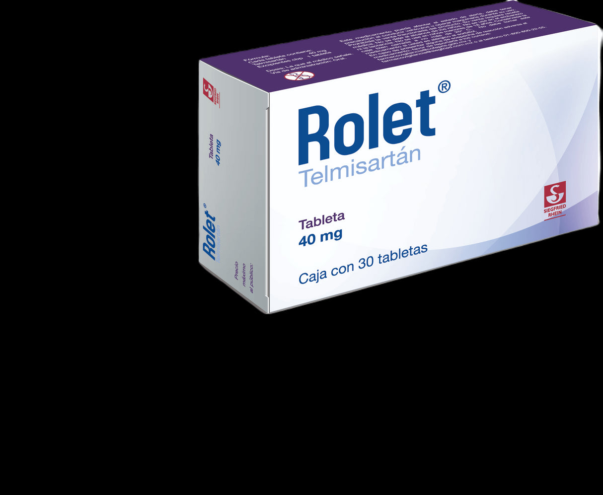 Rolet 40 Mg Con 30 Tabletas