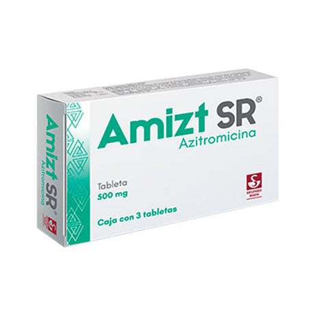 Amizt Sr 500 Mg Con 3 Tabletas