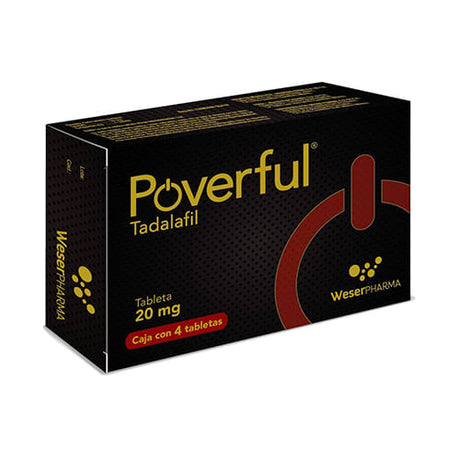 Poverful 20 Mg Con 4 Tabletas