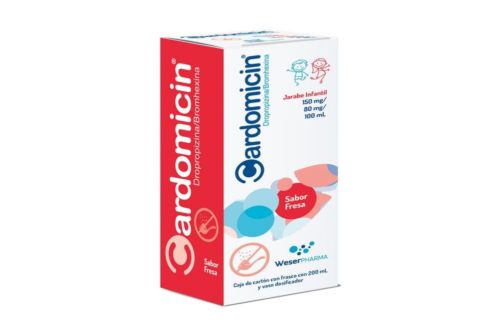 Cardomicin Inf Fresa Jarabe 200 Ml