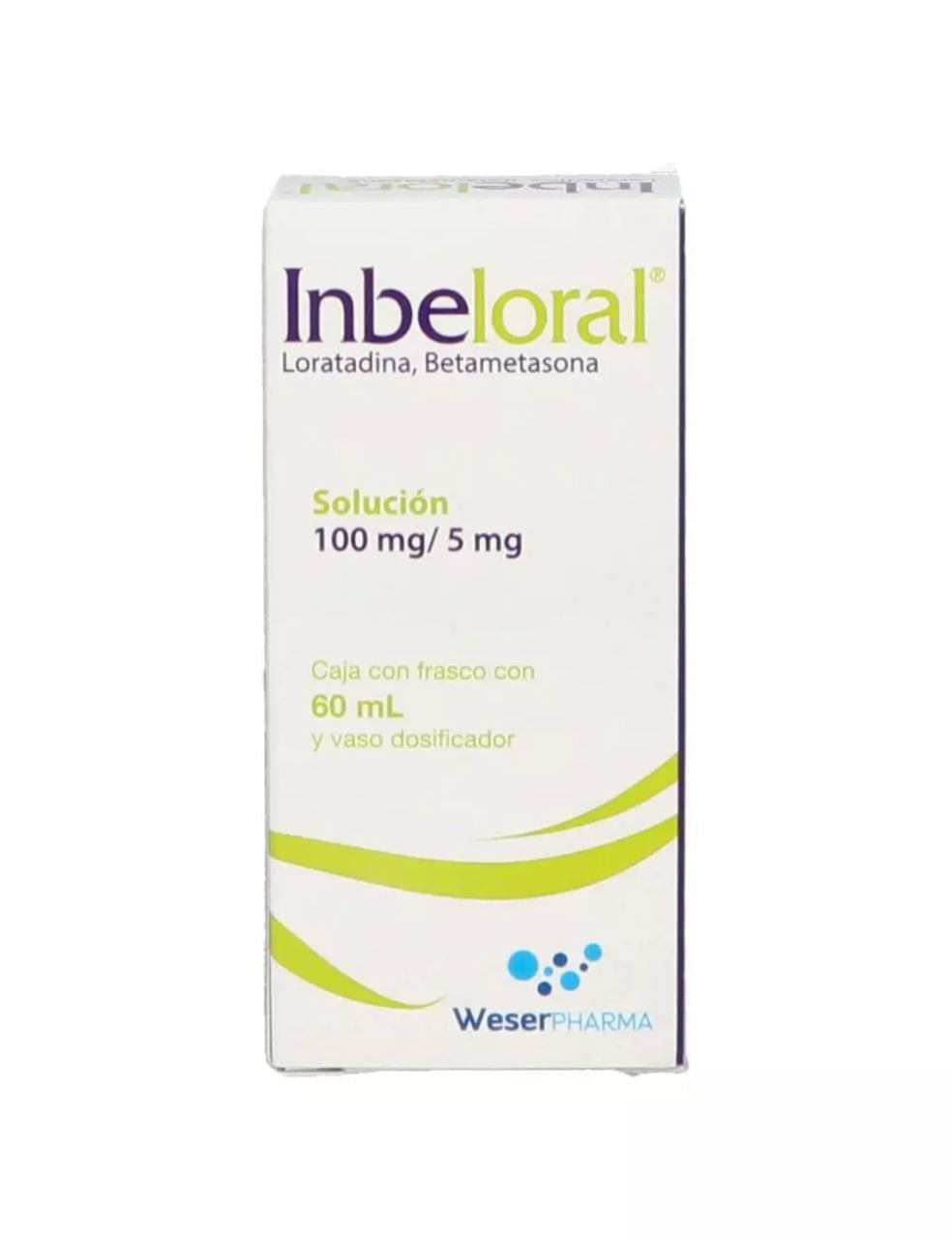 Inbeloral Solución 100 Mg / 5 Mg 60 Ml