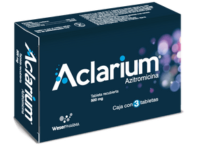 Aclarium 500 Mg Con 3 Tabletas Rec