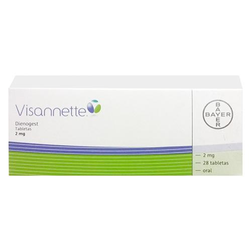 Visannette 2 Mg Con 28 Tabletas