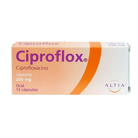 Ciproflox 250 Mg Con 12 Capsulas