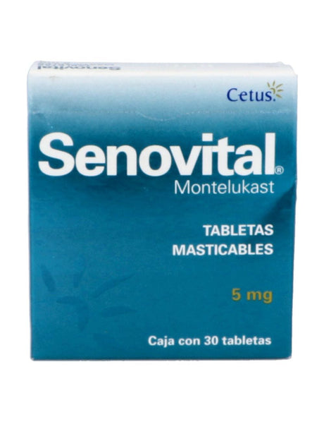 Senovital 5 Mg Con 30 Tabletas Mastic