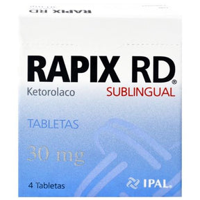 Rapix Rd Sublingual 30 Mg Con 4 Tabletas