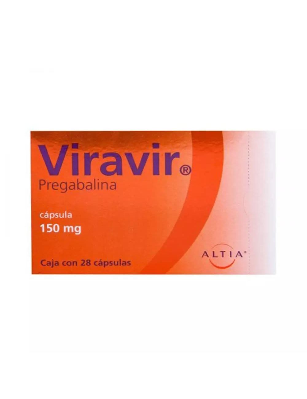 Viravir 150 Mg Con 28 Capsulas