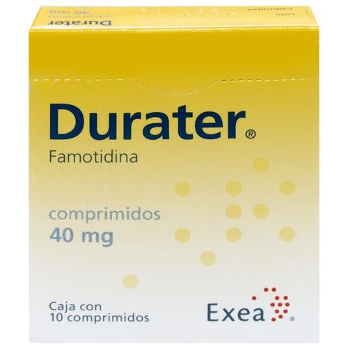 Durater 40 Mg Con 10 Comprimidos