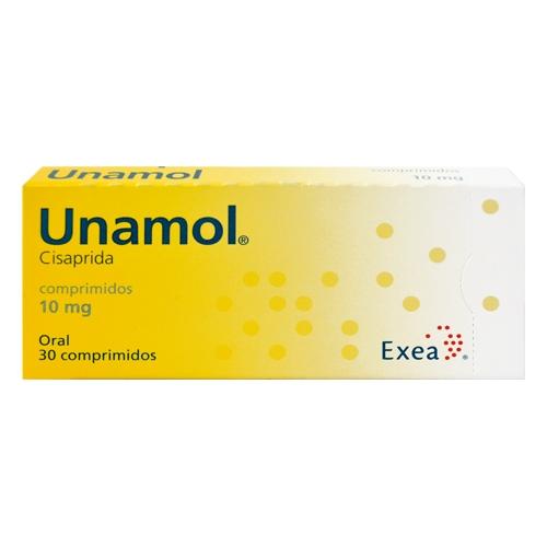 Unamol 10 Mg Con 30 Comprimidos