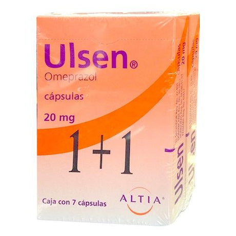 Ulsen 20 Mg Con 7 Capsulas