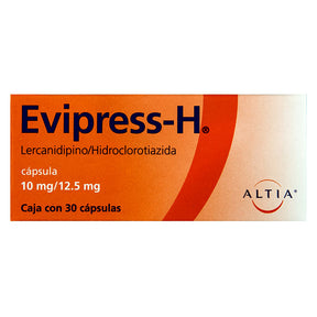 Evipress-H Con 30 Capsulas 10 / 12.5 Mg