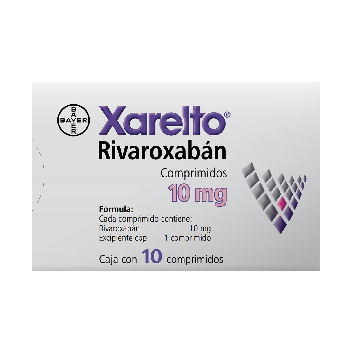 Xarelto 10 Mg Con 10 Comprimidos