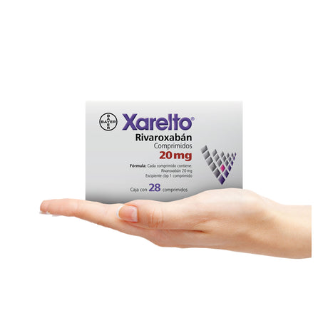 Xarelto 20 Mg Con 28 Tabletas