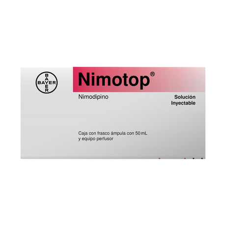 Nimotop 10 Mg Inyectable 50 Ml
