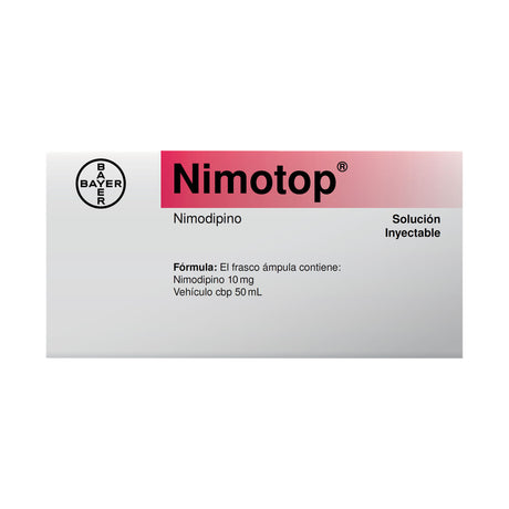 Nimotop 10 Mg Inyectable 50 Ml