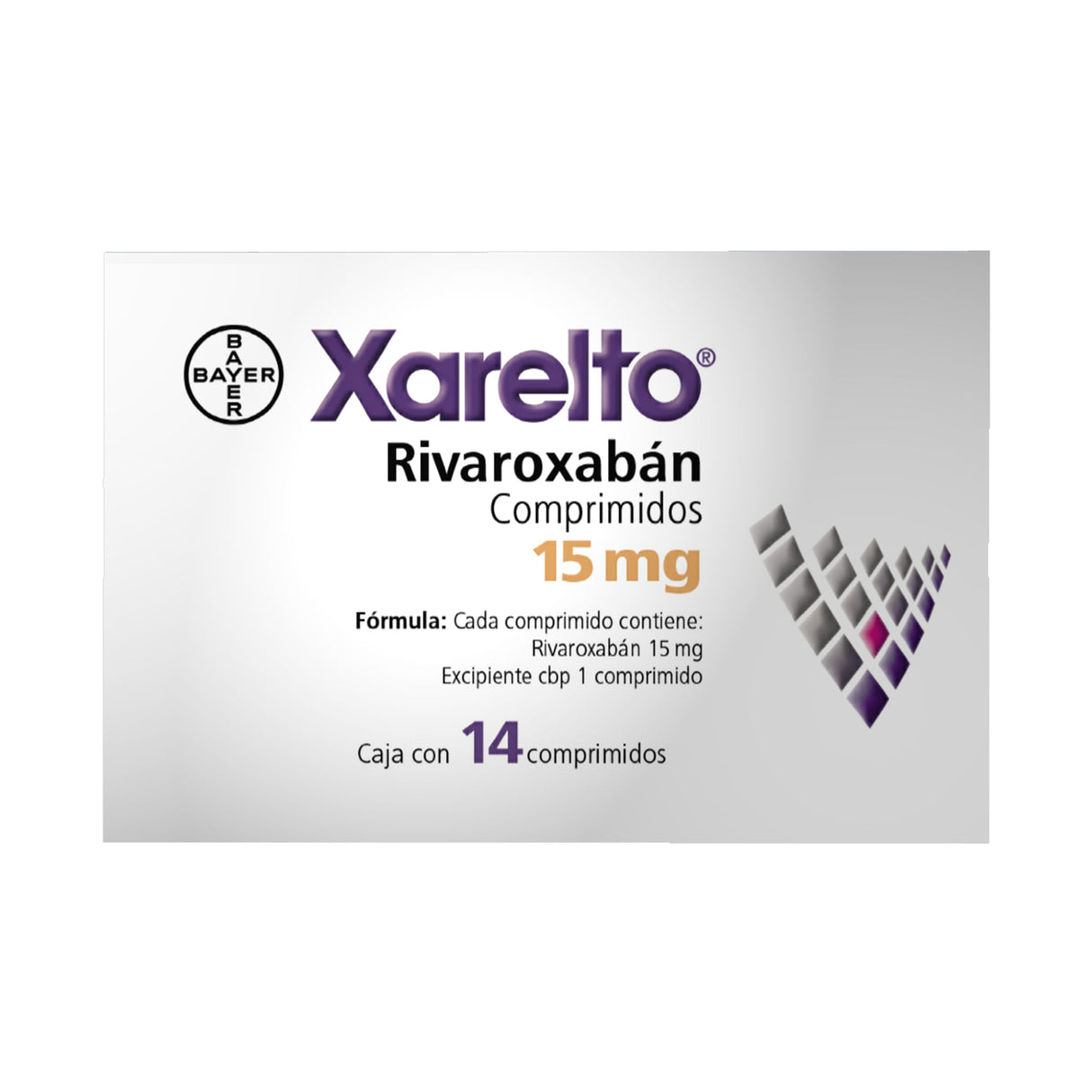 Xarelto 15 Mg Con 14 Comprimidos
