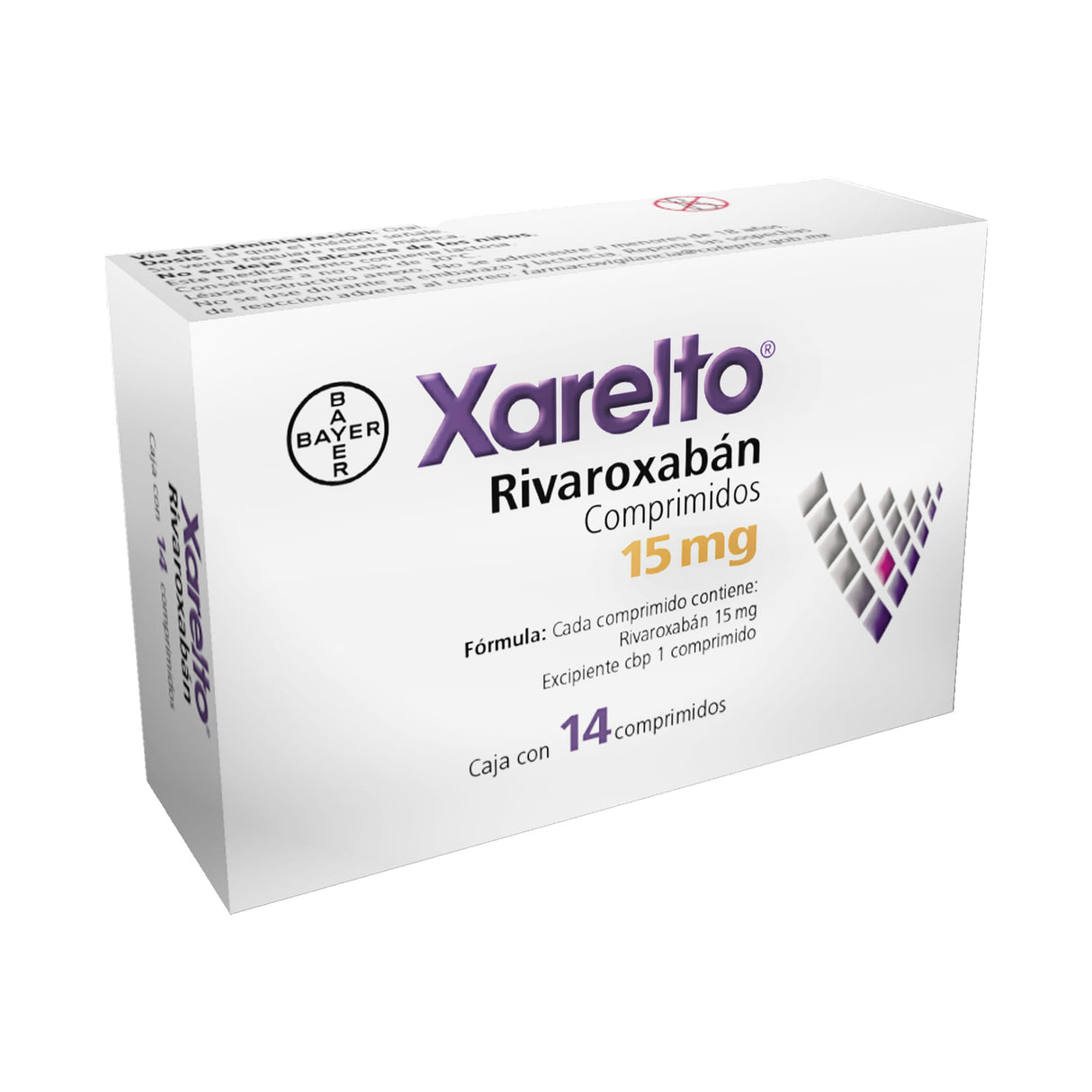 Xarelto 15 Mg Con 14 Comprimidos