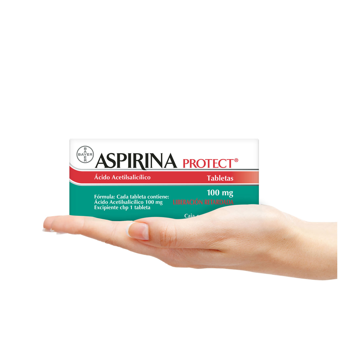 Aspirina Protec 100 Mg 8Con 4 Tabletas