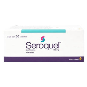 Seroquel 100 Mg Con 30 Tabletas