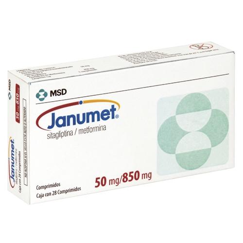 Janumet 50 / 850 Mg Con 28 Comprimidos